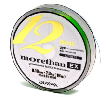 Шнур Daiwa Morethan 12BEX+Si 135m LG 7.3kg 0.10mm #0.8