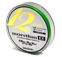 Шнур Daiwa Morethan 12BEX+Si 135m LG 14.0kg 0.16mm #1.5