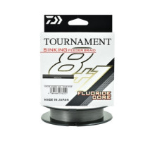 Cord Daiwa Tournament Sinking Feeder Braid 8+1 135m Steel Grey 8.3kg 0.10mm