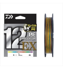 Шнур Daiwa UVF PE Dura Sensor X 12EX+Si3 5C 100m 45kg 0.405mm #6.0