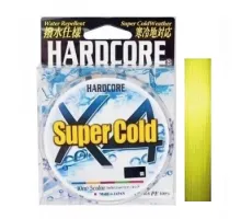 Cord Duel Hardcore Super Cold X4 150m Hi-Vis Yellow 9.0kg 0.19mm #1.2