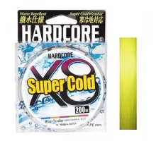 Cord Duel Hardcore Super Cold X8 200m Hi-Vis Yellow 9.0kg 0.17mm #1.0