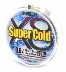 Шнур Duel Hardcore Super Cold X8 200m 5.8kg 5Color #0.6