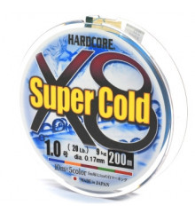 Шнур Duel Hardcore Super Cold X8 200m 9.0kg 5Color #1.0