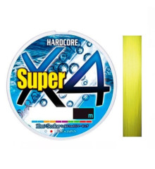 Шнур Duel Hardcore Super X4 150m Hi-Vis Yellow 6.4kg 0.15mm #0.8
