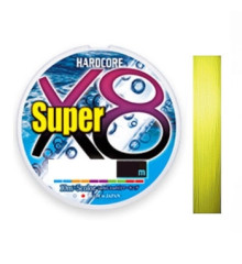 Шнур Duel Hardcore Super X8 150m Hi-Vis Yellow 5.8kg 0.13mm #0.6