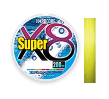 Cord Duel Hardcore Super X8 200m Hi-Vis Yellow 5.8kg 0.13mm #0.6