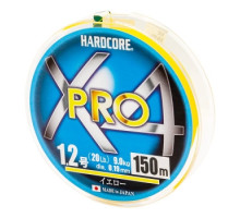 Шнур Duel Hardcore X4 PRO 150m 0.19mm 9.0kg #1.2