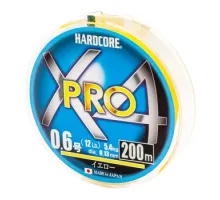 Шнур Duel Hardcore X4 PRO 200m 0.13mm 5.4kg #0.6