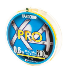 Шнур Duel Hardcore X4 PRO 200m 0.13mm 5.4kg #0.6