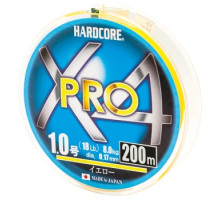 Шнур Duel Hardcore X4 PRO 200m 0.17mm 8.0kg #1.0