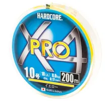 Шнур Duel Hardcore X4 PRO 200m 0.17mm 8.0kg #1.0