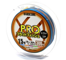 Шнур Duel Hardcore X4 PRO 300m 0.21mm 5Color 10.0kg #1.5