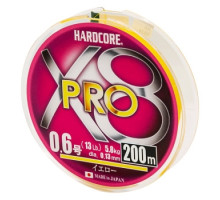 Шнур Duel Hardcore X8 PRO 200m 0.13mm 5.8kg #0.6