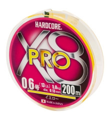 Шнур Duel Hardcore X8 PRO 200m 0.13mm 5.8kg #0.6
