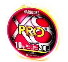 Cord Duel Hardcore X8 PRO 200m 0.17mm 9.0kg #1.0