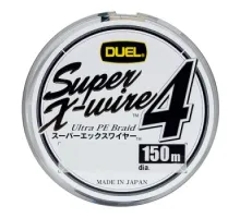 Cord Duel Super X-Wire 4 150m 0.17mm 8.0kg Silver #1.0