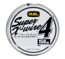 Шнур Duel Super X-Wire 4 150m 0.19mm 9.0kg Silver #1.2