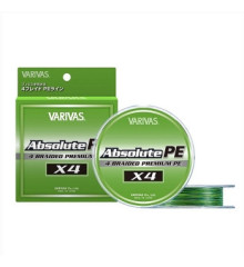 Шнур Varivas Absolute PE X4 150m 3.15kg 0.090mm #0.3
