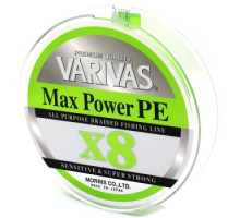 Шнур Varivas MAX Power PE X8 Lime Green 150m #1.5
