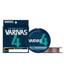 Шнур Varivas PE Line X4 Multicolor 300m 25.36kg 0.330mm #4.0