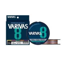 Шнур Varivas PE Line Multi Color X8 150m Max 5.88kg #0.6