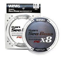 Шнур Varivas Avani SeaBass Max Power X8 Stealth Gray 150m 7.5kg 0.148mm #0.8
