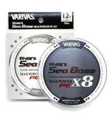 Шнур Varivas Avani SeaBass Max Power X8 Stealth Gray 150m 10.8kg 0.185mm #1.2