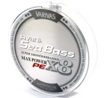 Шнур Varivas Avani SeaBass Max Power X8 Stealth Gray 150m 12.9kg 0.205mm #1.5