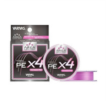 Шнур Varivas Super Trout Area PE X4 Pink 75m 2.92kg 0.074mm #0.2 