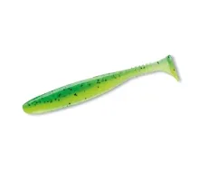 Silicone Daiwa Tournament D`Fin 125mm 5pc #UV Chartreuse Tiger