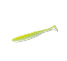 Silicone Daiwa Tournament D`Fin 75mm 10pc #UV Lime Pearl