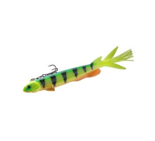 Silicone equipped with Daiwa Prorex V-Marley Pelagic Shad 210mm 80g #Firetiger