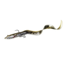 Silicone Savage Gear 4D Real Eel 200mm 38.0g Olive/Pearl PHP (pieces)
