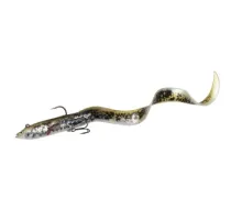 Silicone Savage Gear 4D Real Eel 200mm 38.0g Olive/Pearl PHP (pieces)