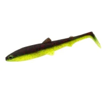 Silicone Westin BullTeez Shadtail Box 9.5cm 7g #Black/Chartreuse