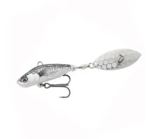 Тейл-спінер Savage Gear 3D Sticklebait Tailspin 65mm 9.0g Black Silver