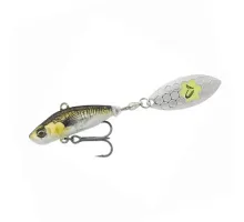Тейл-спінер Savage Gear 3D Sticklebait Tailspin 80mm 18.0g Green Silver Ayu