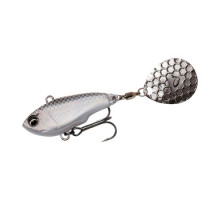 Тейл-спиннер Savage Gear Fat Tail Spin 80mm 24.0g White Silver