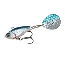 Tail spinner Savage Gear Fat Tail Spin 55mm 9.0g Blue Silver