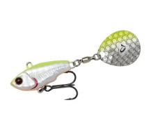 Тейл-спінер Savage Gear Fat Tail Spin 80mm 24.0g Lemon Back Flash
