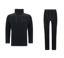 Thermal underwear Viverra Soft Warm ZIP Black S
