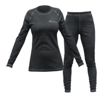 Women's thermal underwear Viverra Soft Warm Black XS