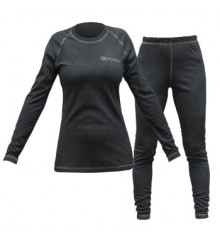 Women's thermal underwear Viverra Soft Warm Black M