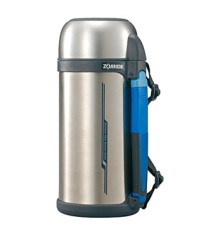 Термос ZOJIRUSHI SF-CС15XA 1.5 л (складная ручка+ремешок) ц:стальной