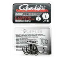 Гачок Gamakatsu потрійний Treble 18NS SS ME Black # 4 6шт