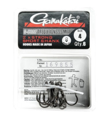 Крючок Gamakatsu тройной Treble 18NS SS ME Black #4 6шт