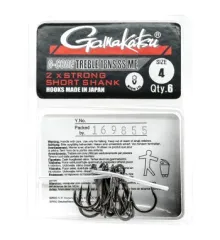 Гачок Gamakatsu потрійний Treble 18NS SS ME Black # 4 6шт