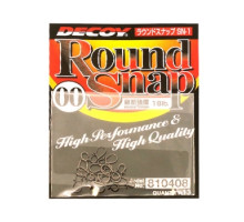 Застежка Decoy Round Snap 00, 18lb, 13 шт