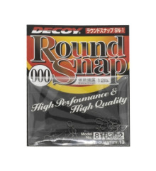 Застежка Decoy Round Snap 000, 12lb, 13 шт